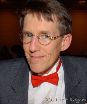 Jeff Rogers with red bow tie