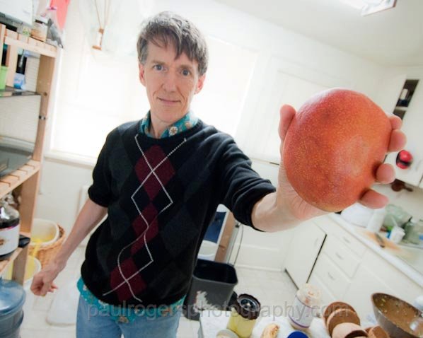 Jeff Rogers with mango