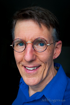 Portrait of Jeff Rogers, The Naughty Vegan, author of Vice Cream and Vegan Ice Cream